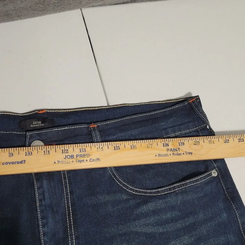 True Religion size 40 Geno Relaxed Slim denim jeans dark wash